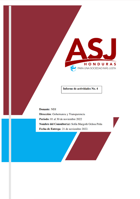 Informe de actividades No. 4