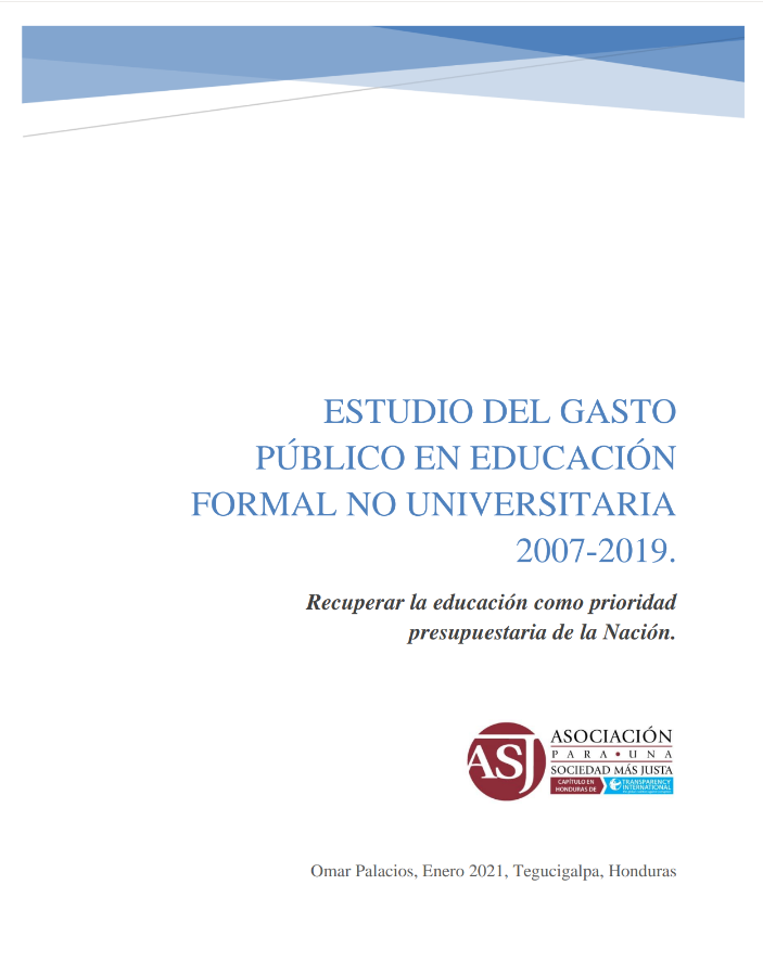 Estudio Del Gasto Público En Educación Formal No Universitaria 2007-2019. Recuperar La Educación Como Prioridad Presupuestaria De La Nación